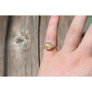 Handcrafted Agate Ring in Silver – Perfect for Engagements, Anniversaries, Gradu